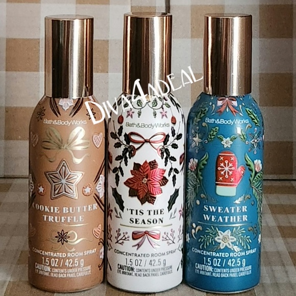 3X Bath & Body Works CHRISTMAS 2025 1.5 oz Concentrated Room Sprays - Picture 1 of 1